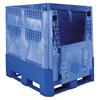Buckhorn® Agricultural Box w/ 5 Runners, 2 Doors (Width), 48"L x 40"W x 46"H, Blue